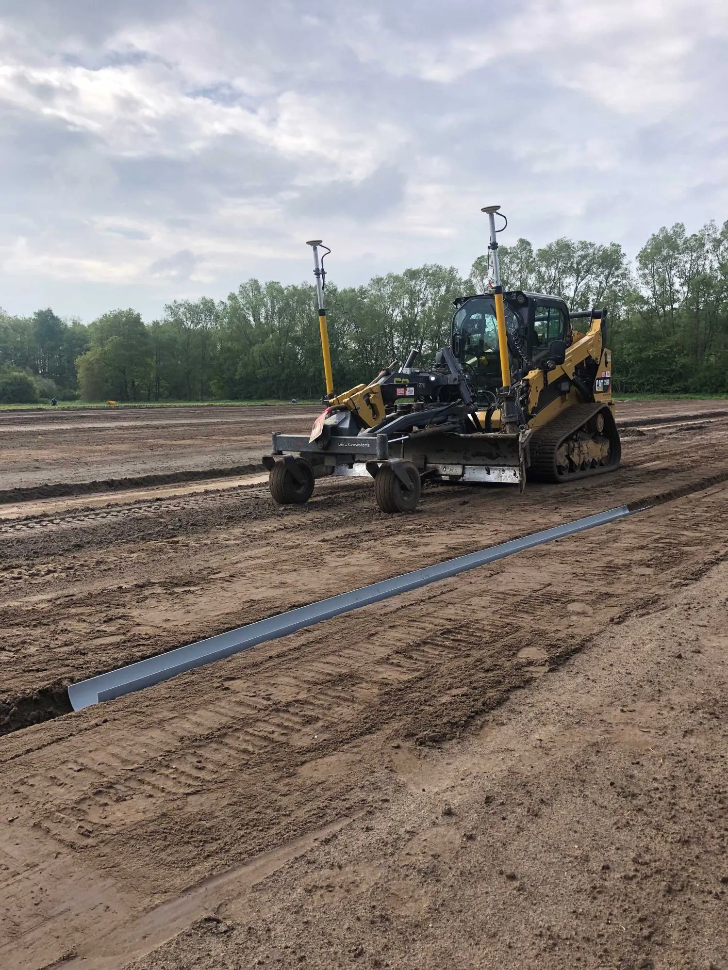 Aanbrengen containerveld