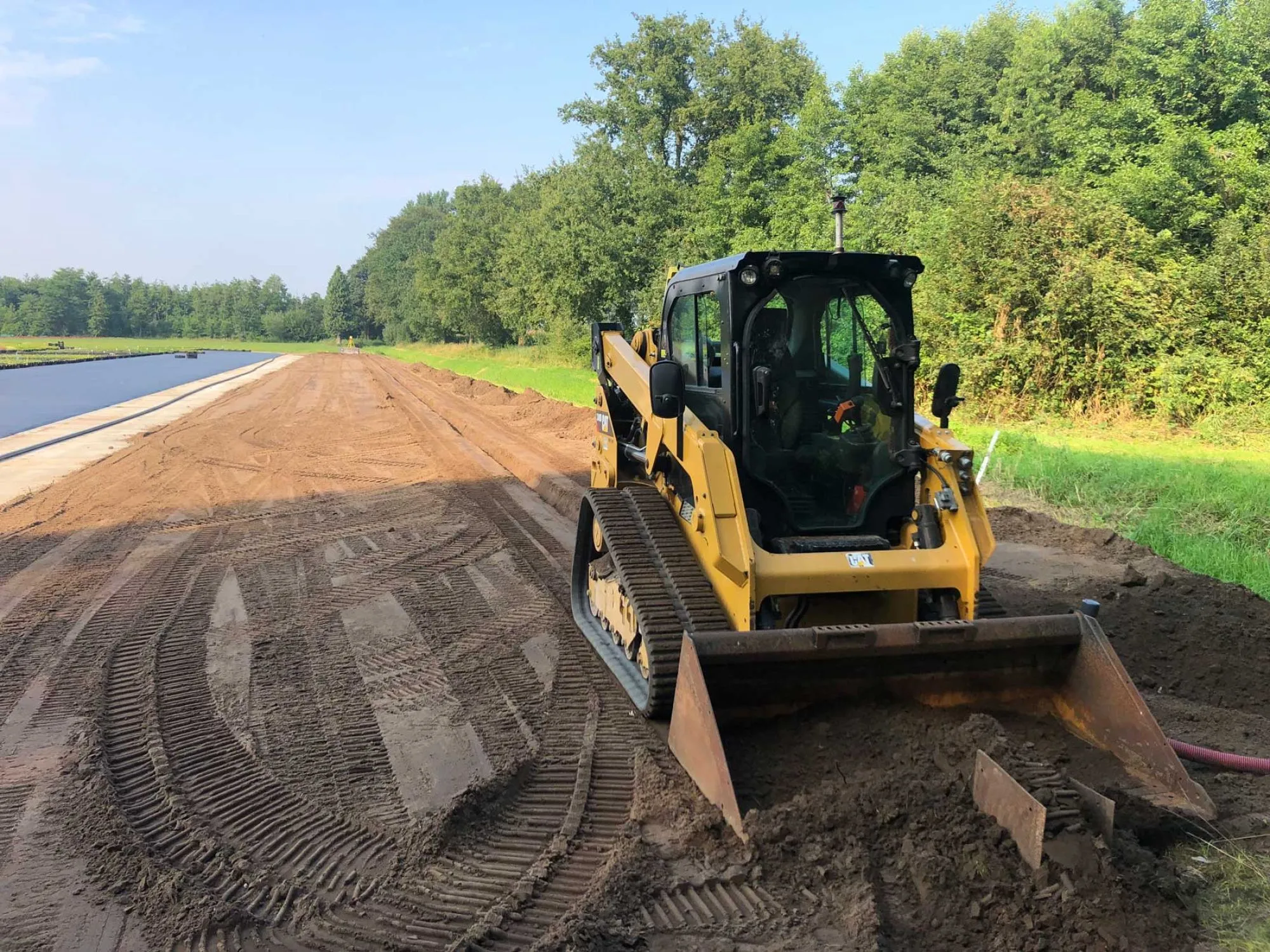 Aanbrengen containerveld
