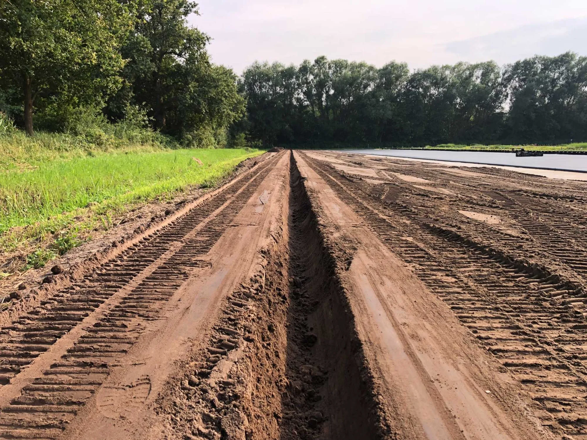 Aanbrengen containerveld