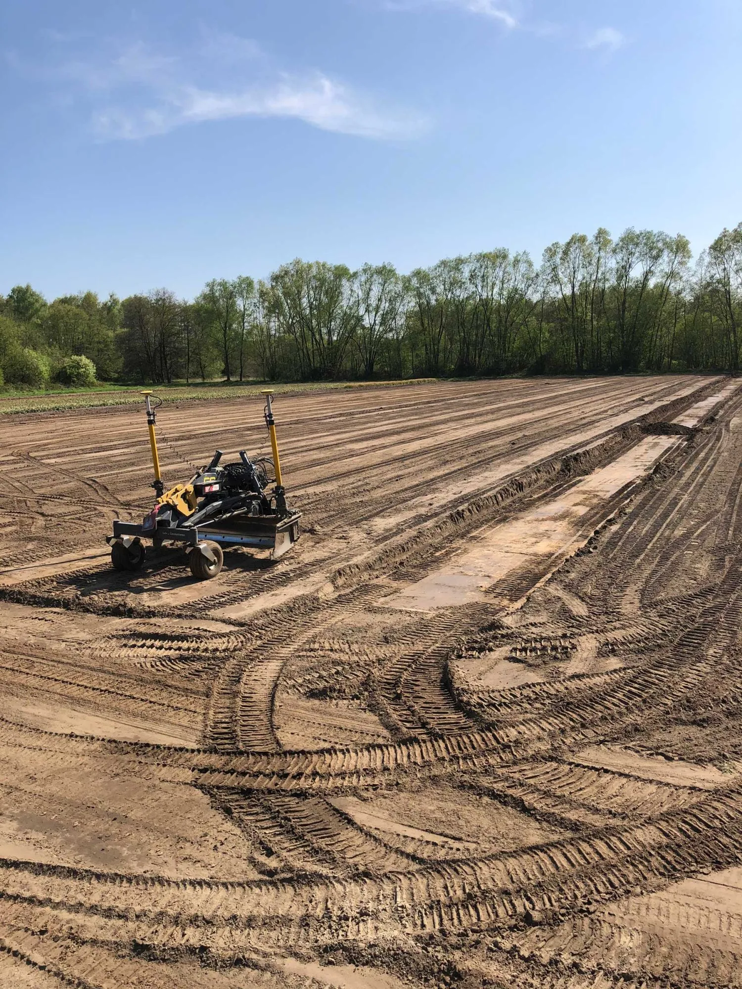 Aanbrengen containerveld