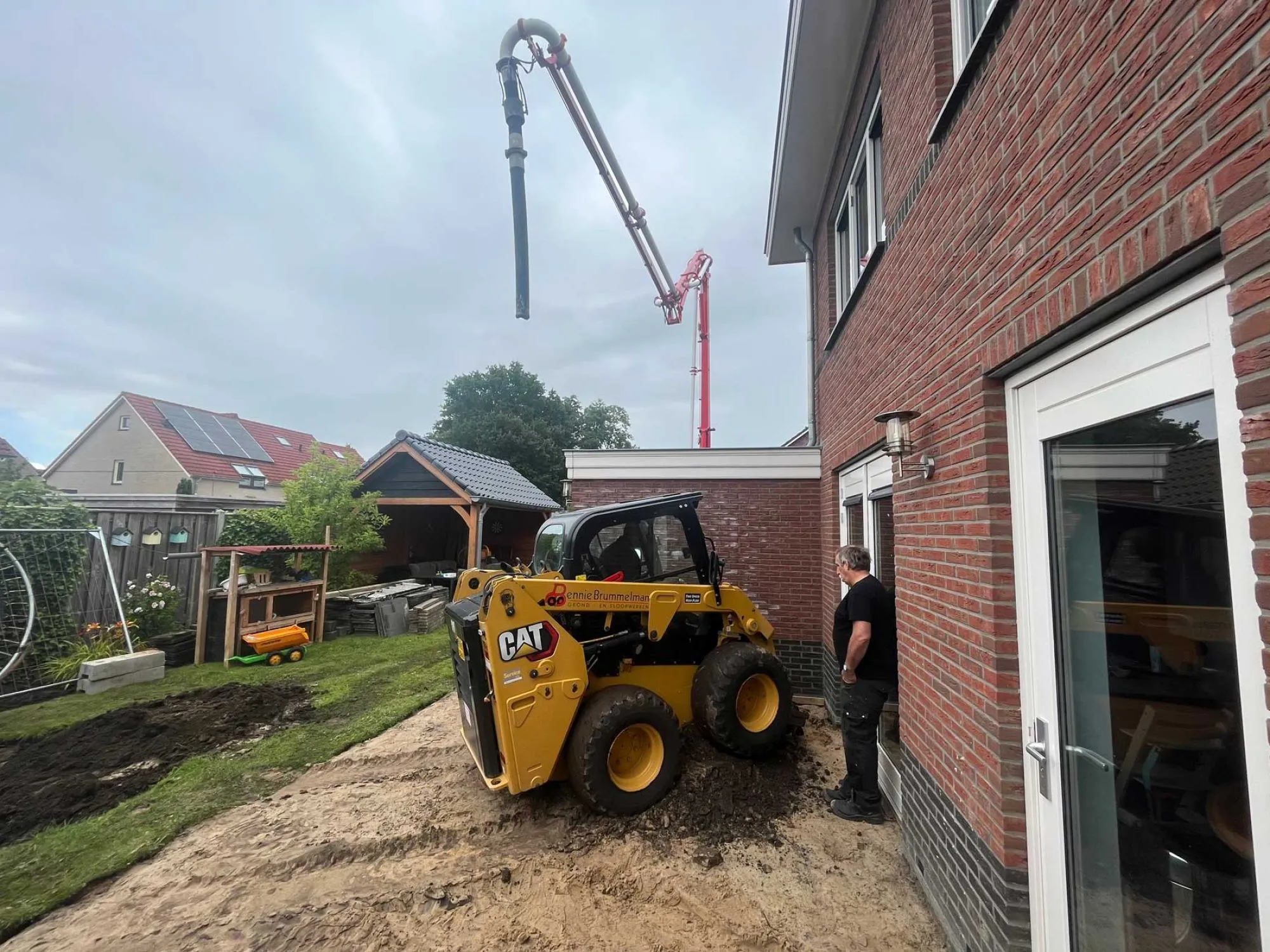 Boorpalen aanbrengen